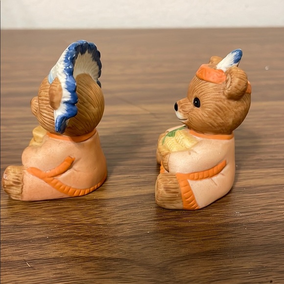 Charming Bear Figurines, Homco, Native / Indigenous representation - Picture 2 of 7